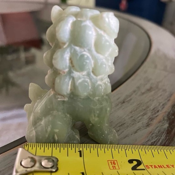 Antique Jade Chinese Foo Dog - Picture 5 of 7